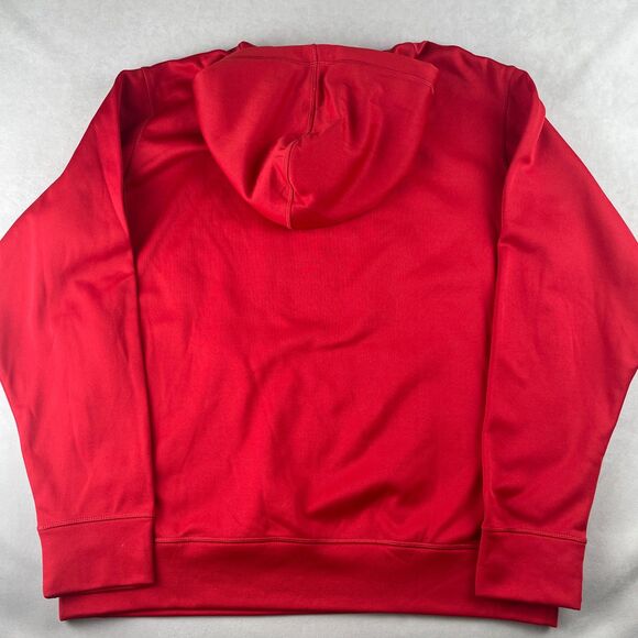 Nike Therma-Fit Hoodie Men‎ L Red Manny Pacquiao Logo Pullover Boxing Sweatshirt - Picture 2 of 10